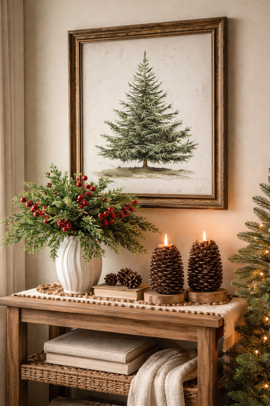 Cozy Neutral Christmas Decor Ideas and Rustic Farmhouse Holiday Ideas