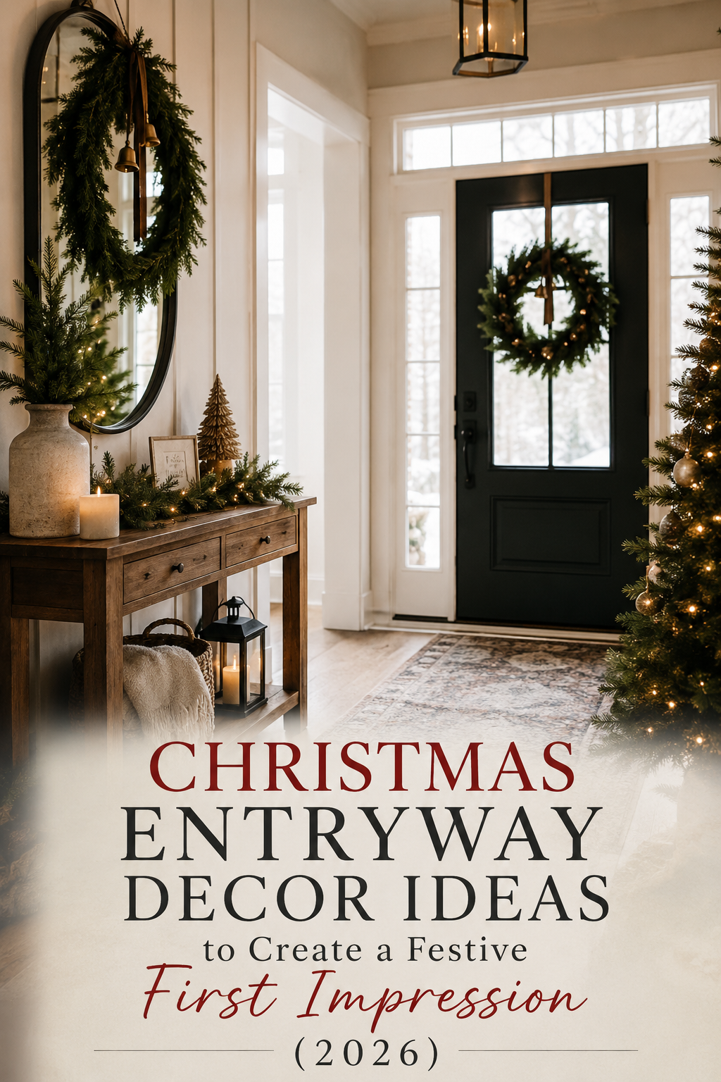 Christmas Entryway Decor Ideas to Create a Festive First Impression