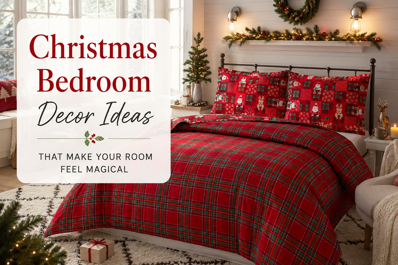 Christmas Bedroom Decor Ideas That Make Your Room Feel Magical 🎄✨